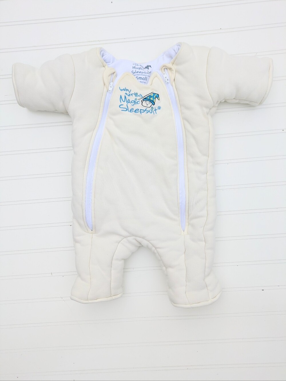 Baby Merlin's Magic Sleepsuit- Yellow Cotton, Washed But Unworn